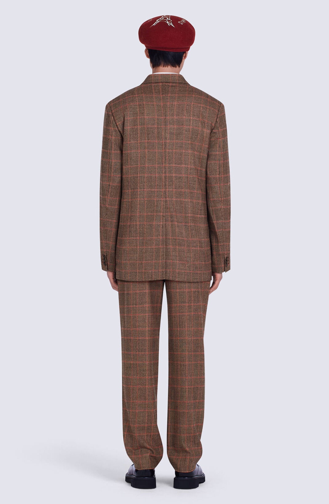 Checked suit jacket - 2