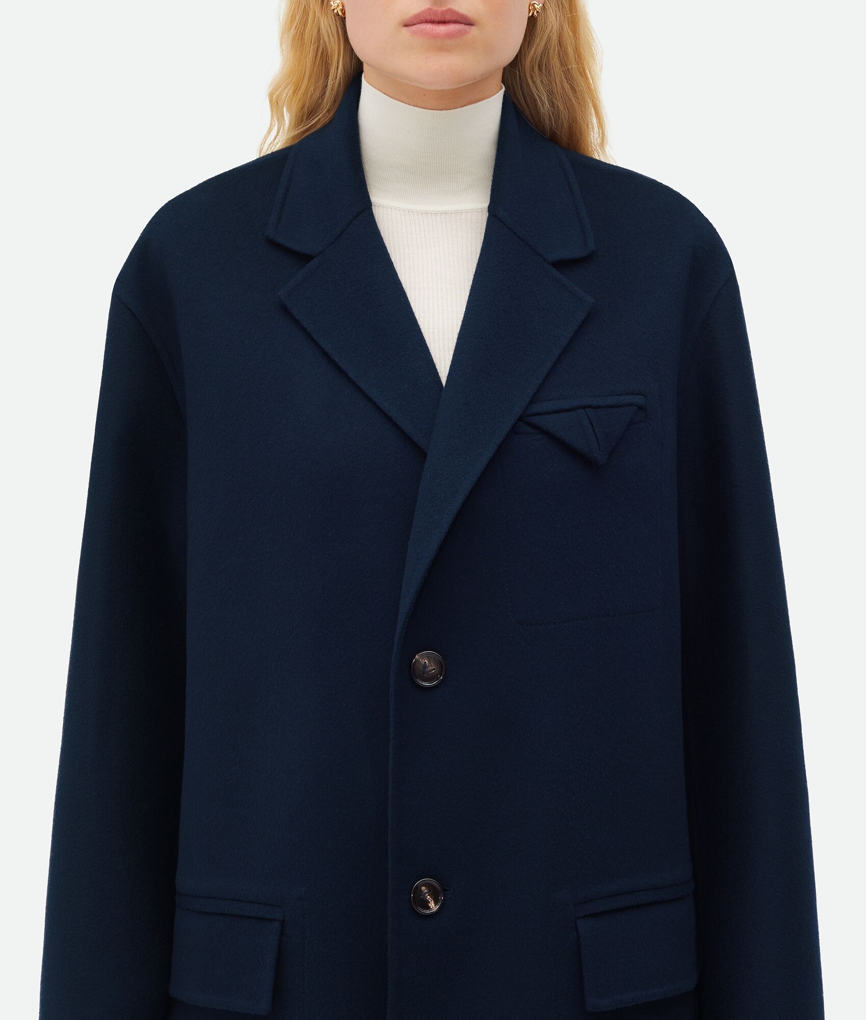 Double Wool Cashmere Coat - 4