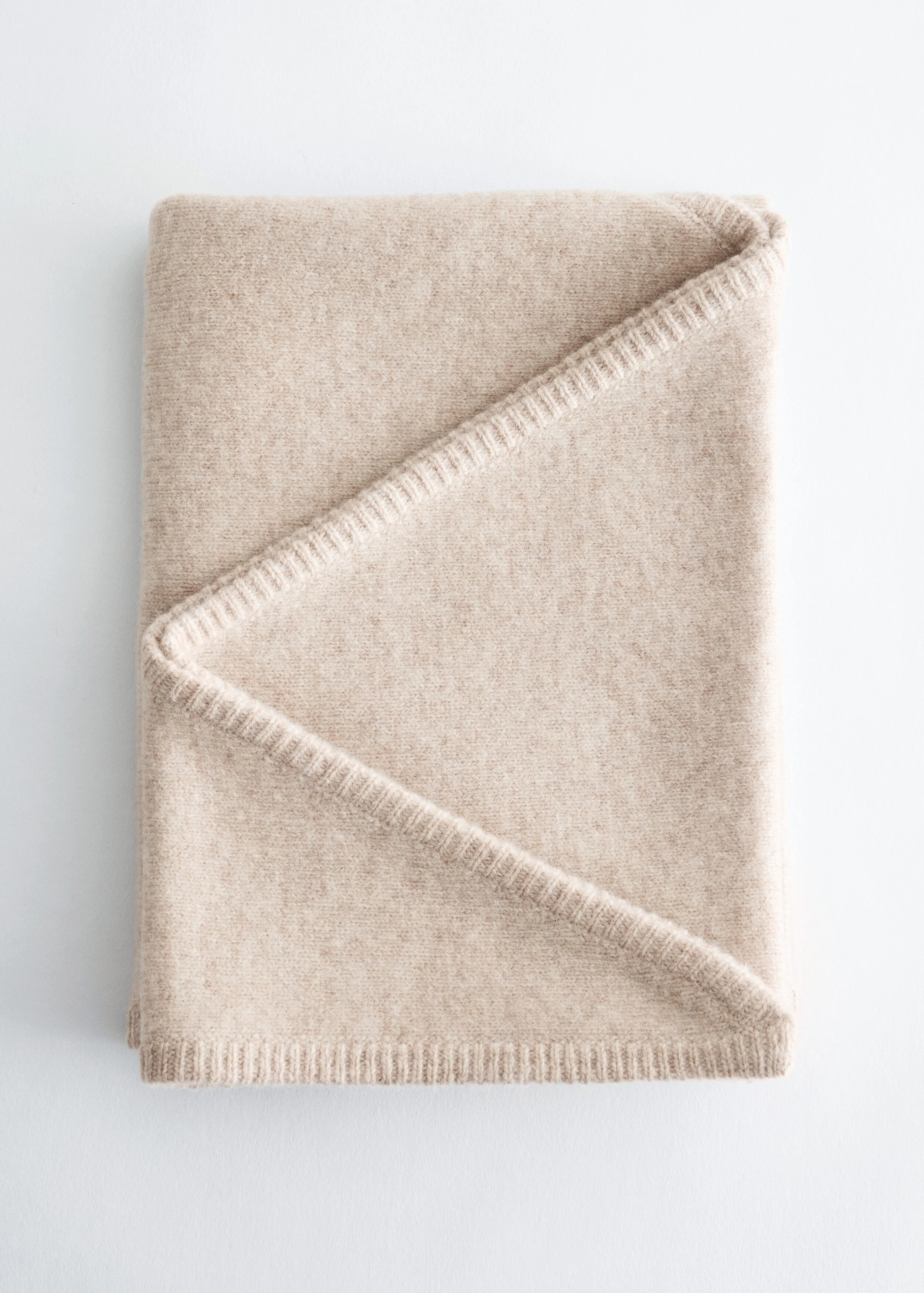 Wool Triangle Scarf - 1