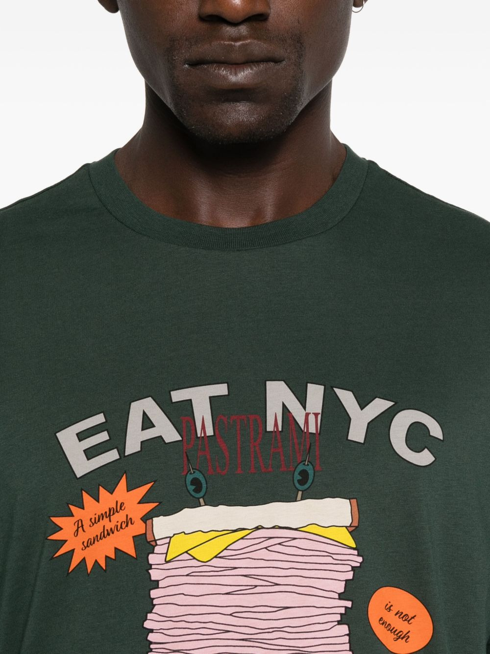 graphic-print cotton T-shirt - 4