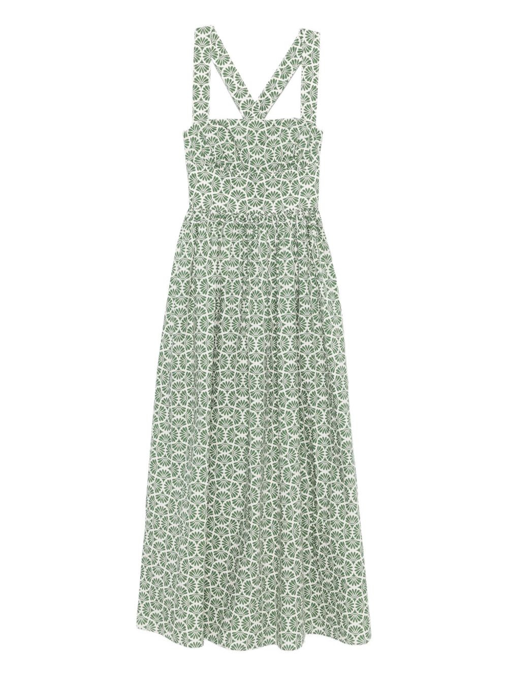 crossback midi dress - 1