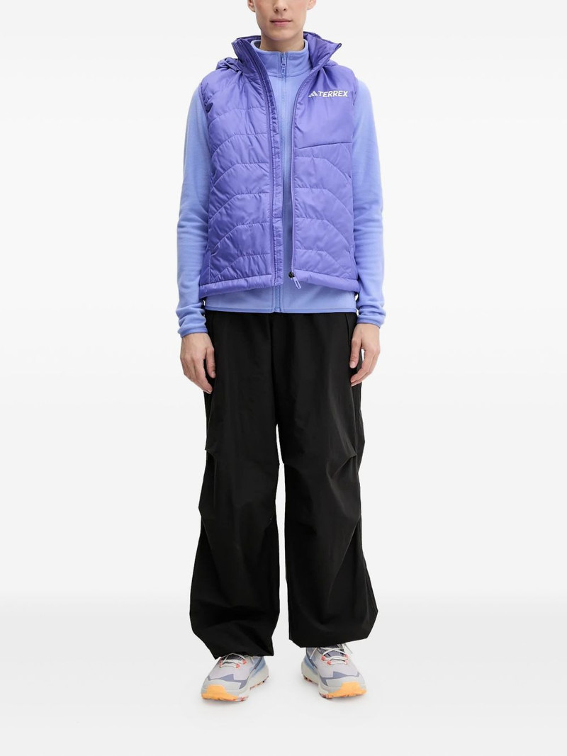 adidas TERREX quilted hooded vest outlook