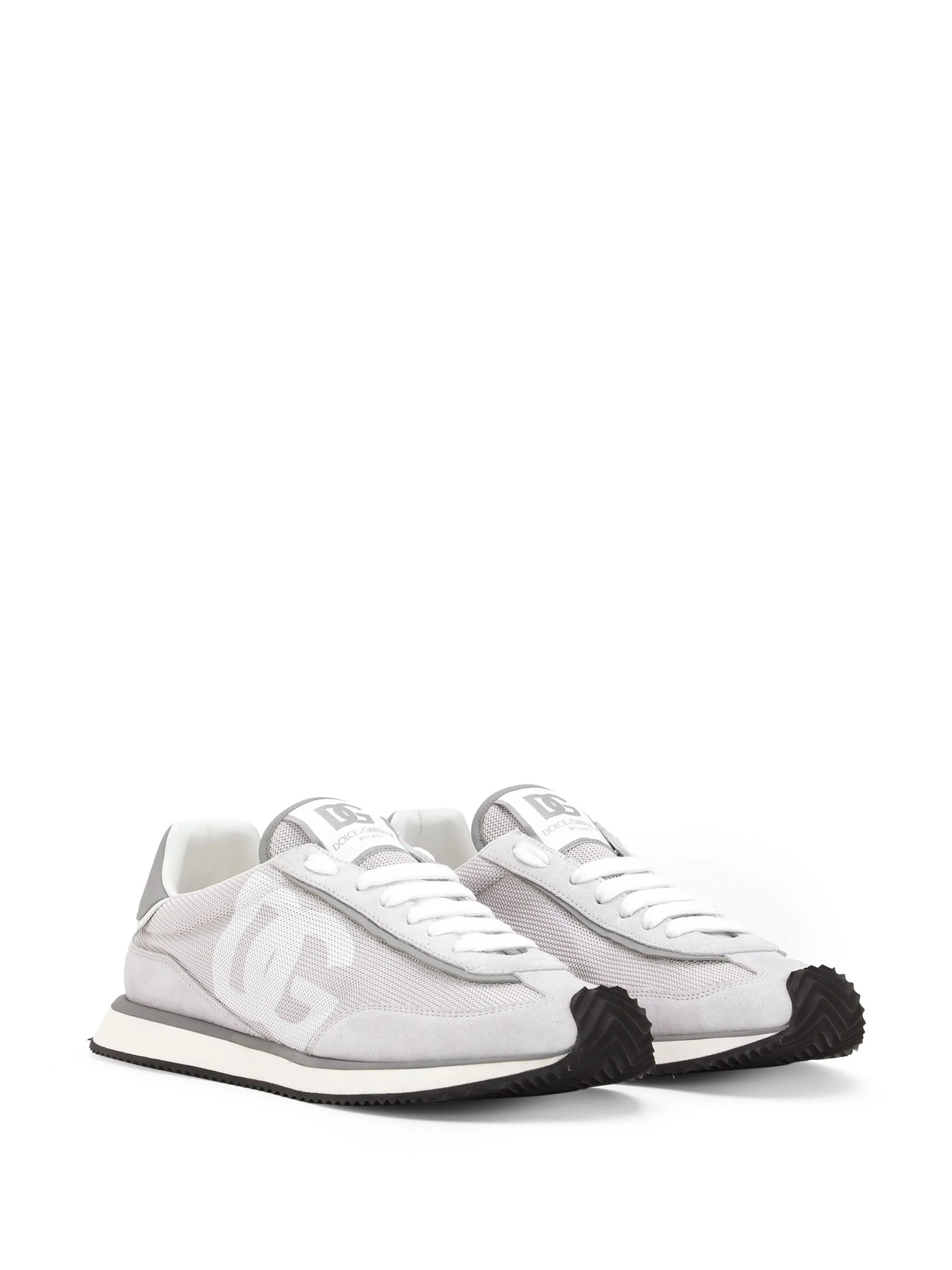 CUSHION MIXED-MATERIAL SNEAKERS - 2