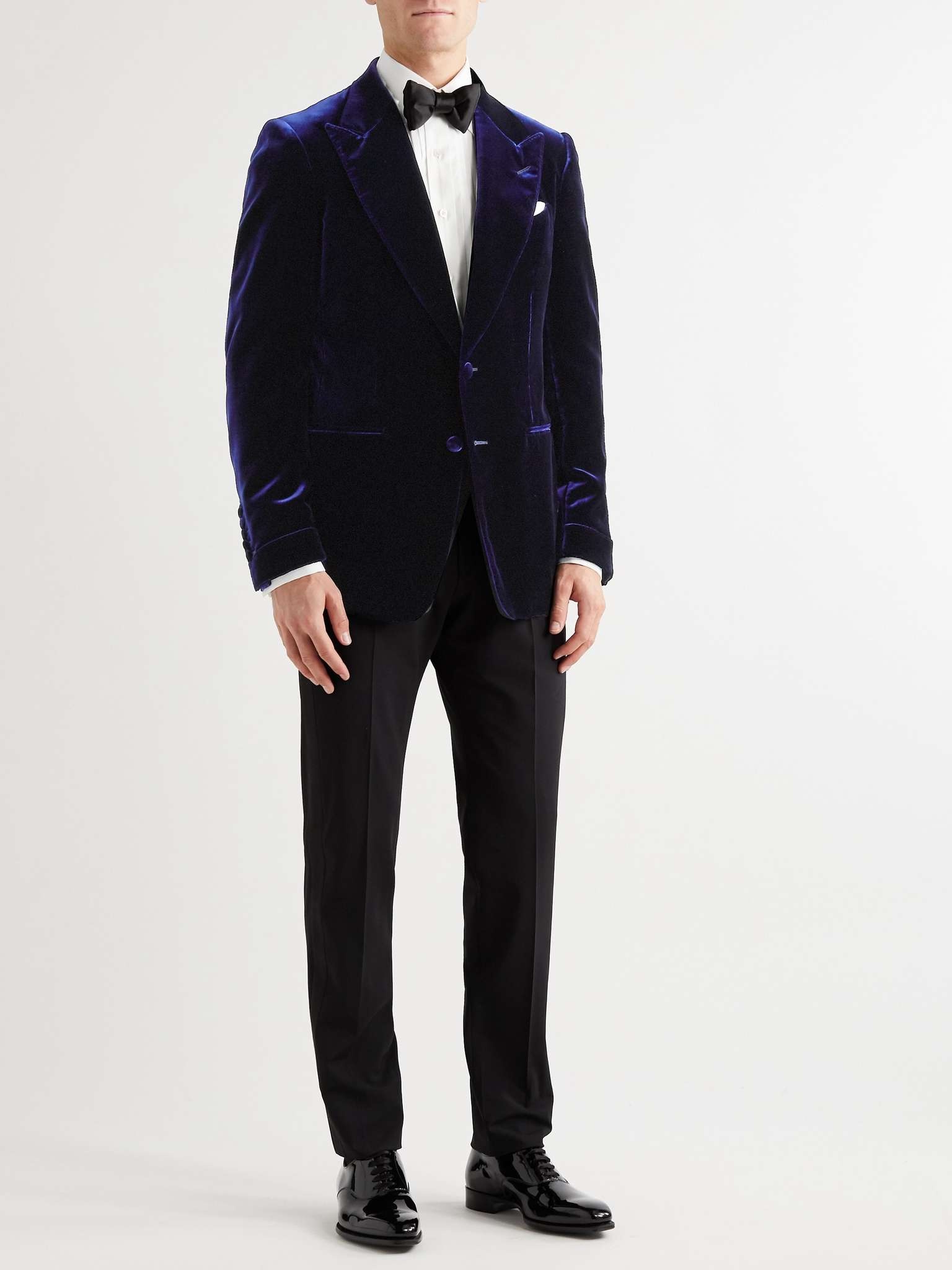 Shelton Slim-Fit Velvet Tuxedo Jacket - 2