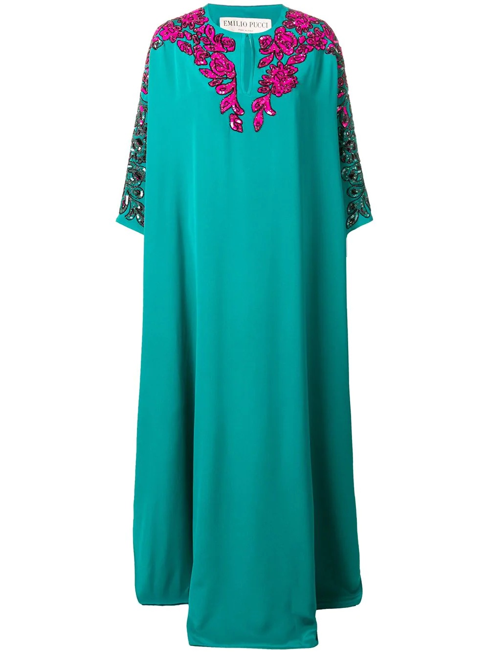 embellished kaftan dress - 1