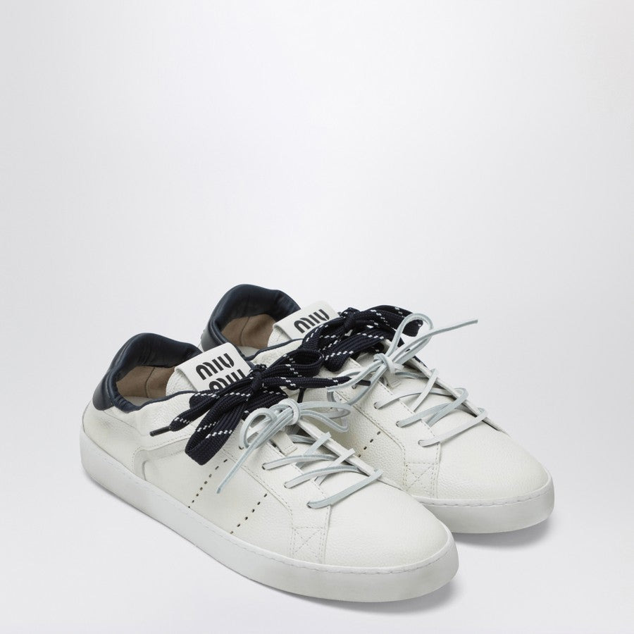 MIU MIU LEATHER SNEAKER - 2