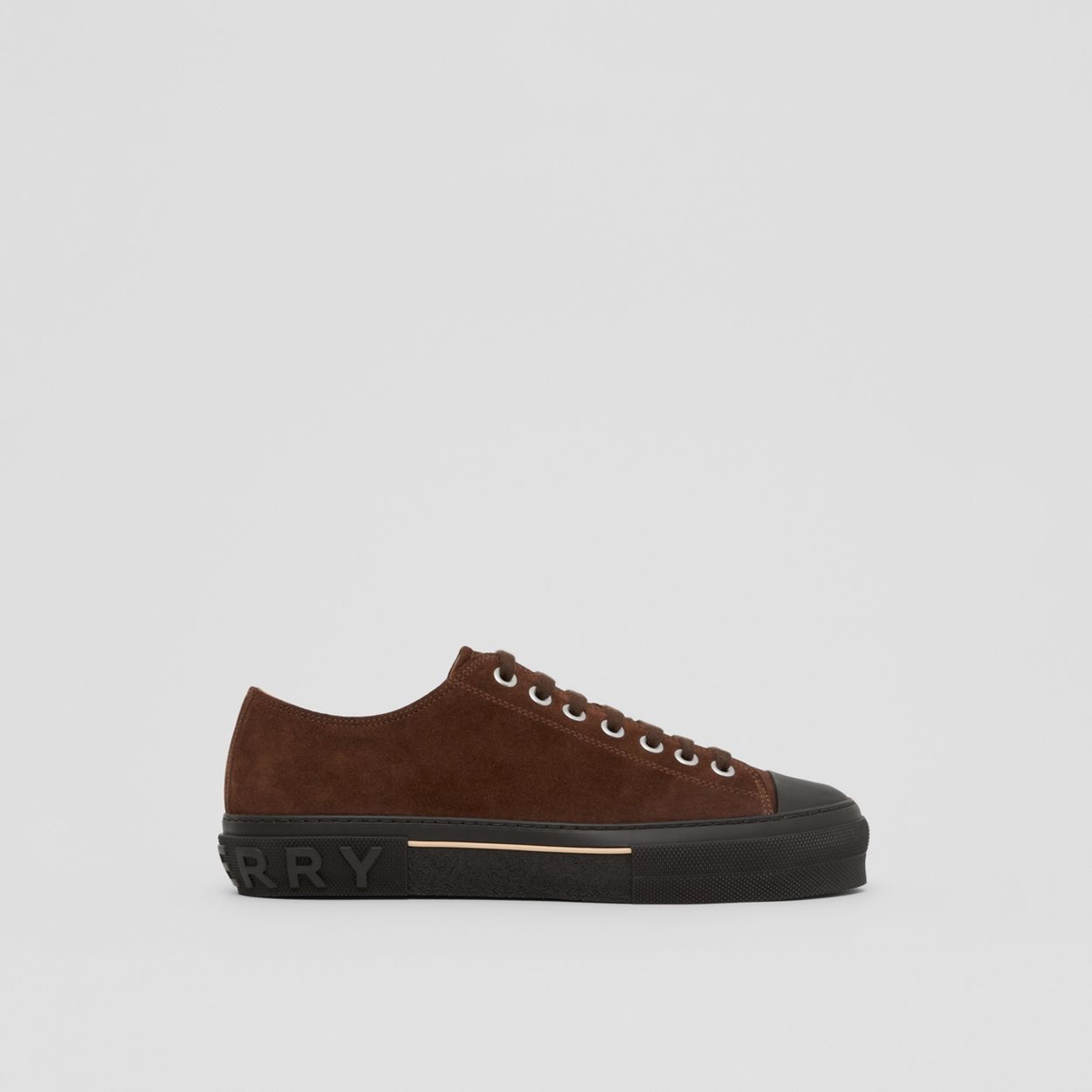 Logo Detail Suede Sneakers - 1