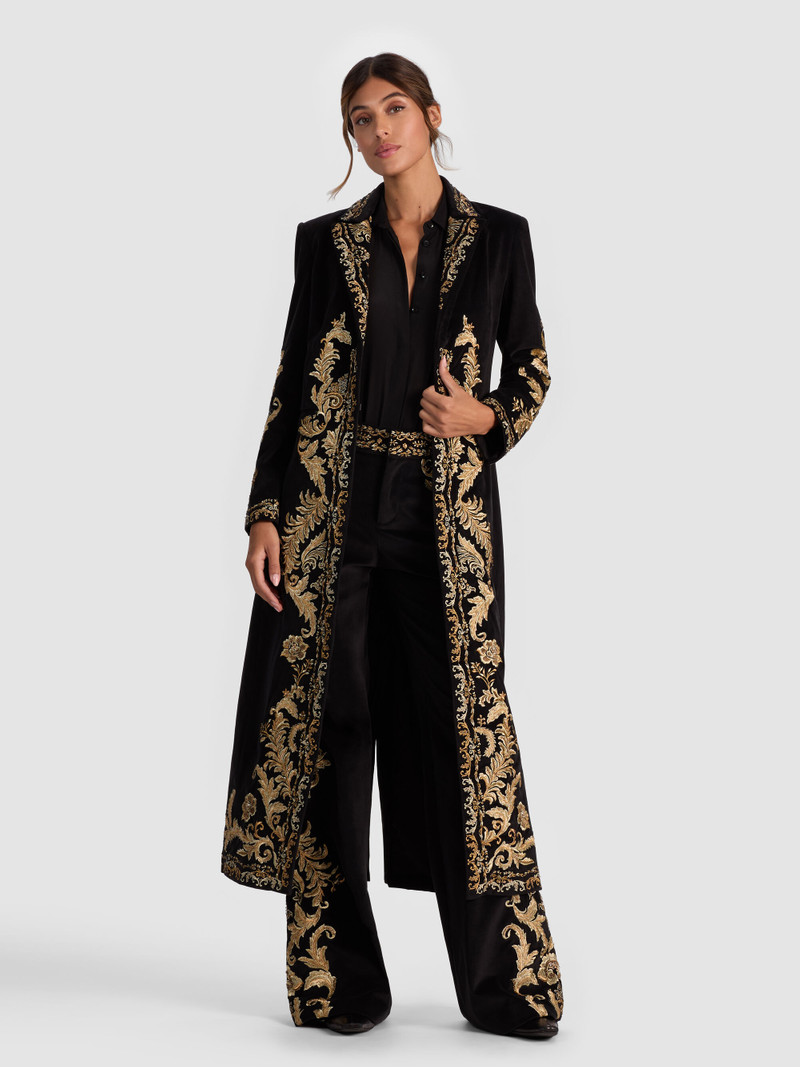 MACEY EMBROIDERED LONG BLAZER 6