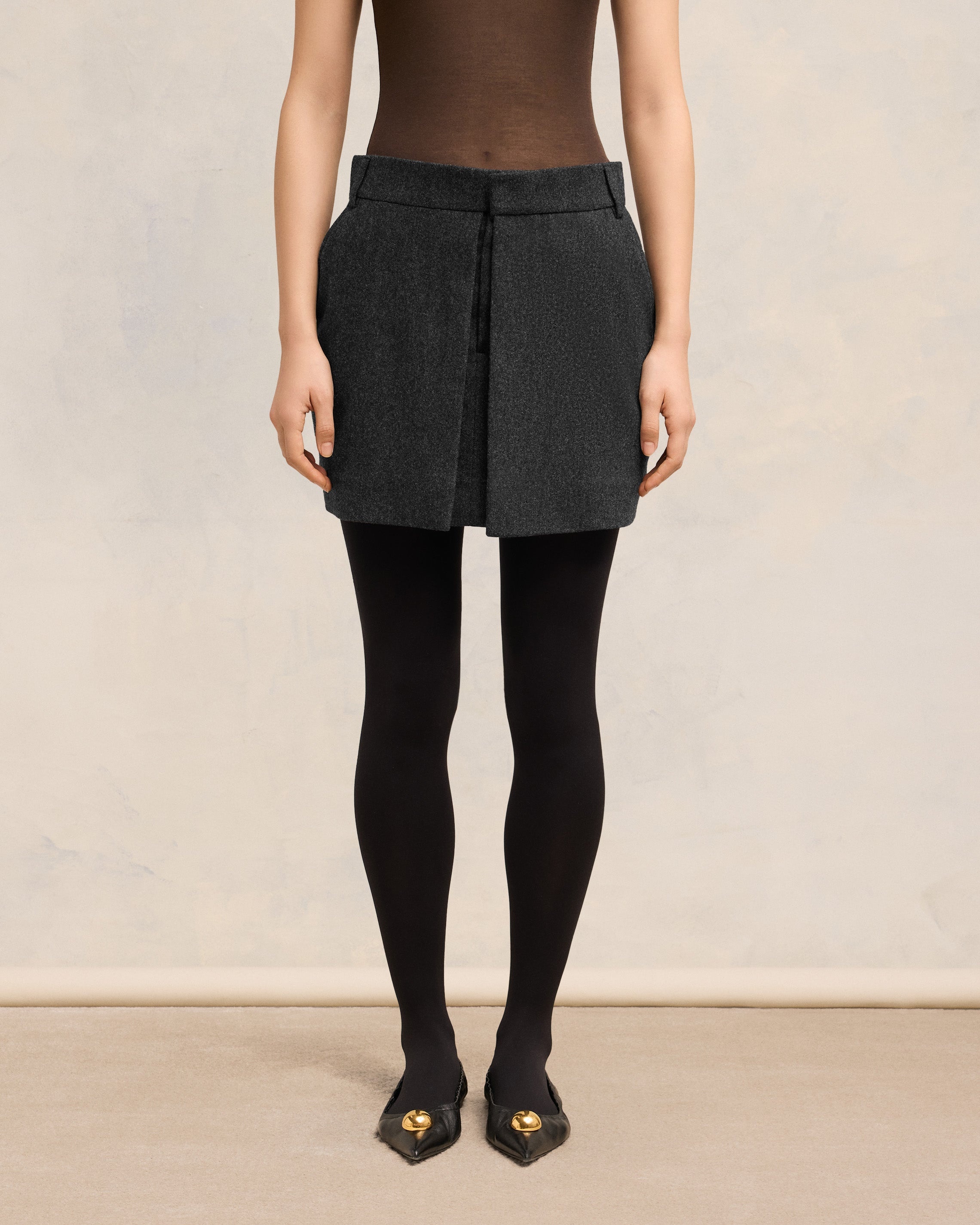 MINI SKIRT WITH PANELS - 3