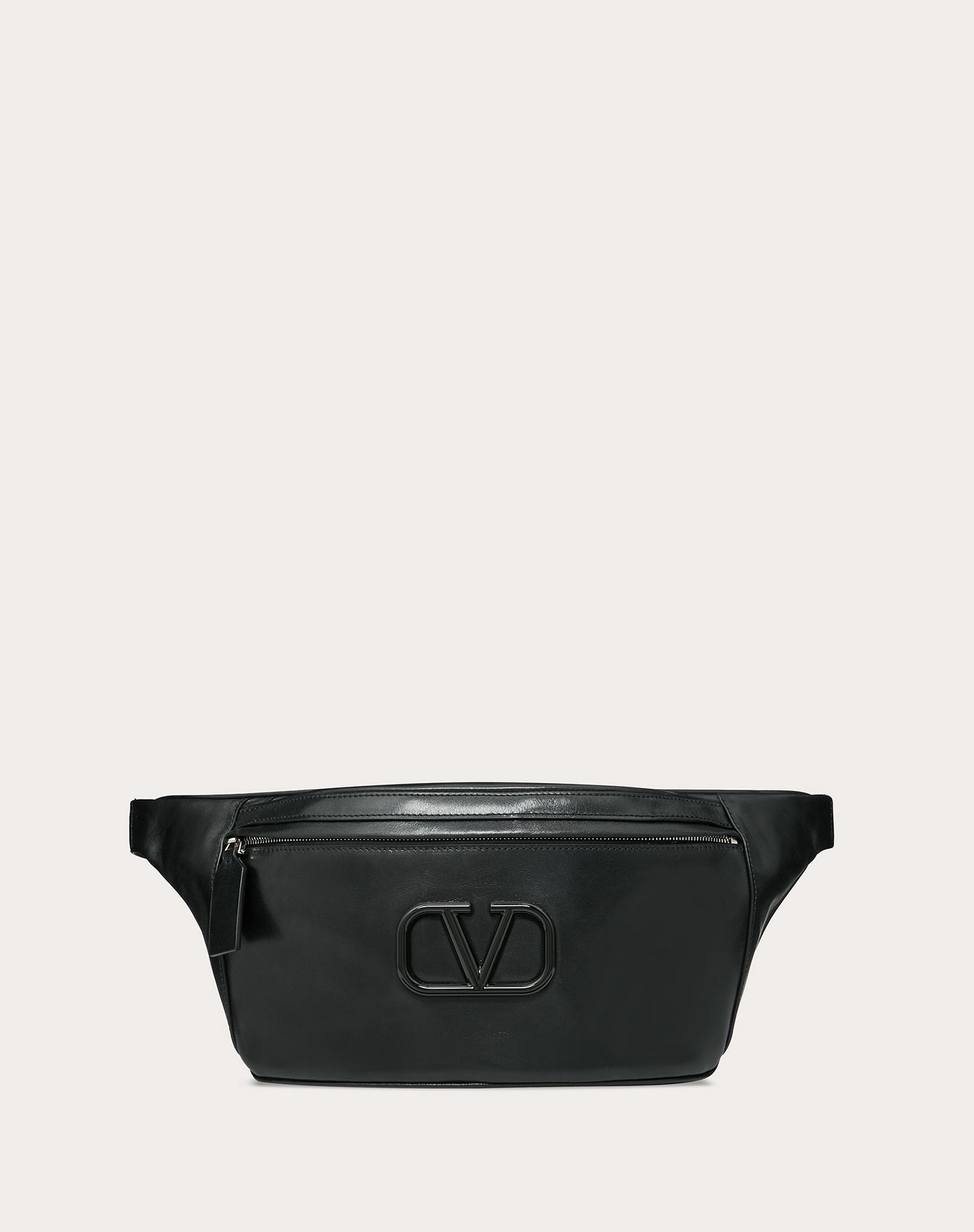 VLogo Signature Leather Belt Bag - 1