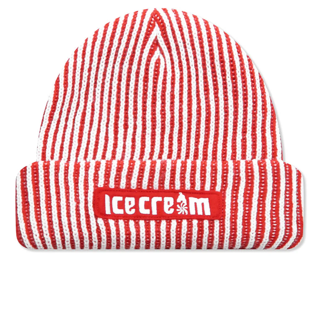 DOUBLE DIP KNIT CAP - GOJI BERRY - 1