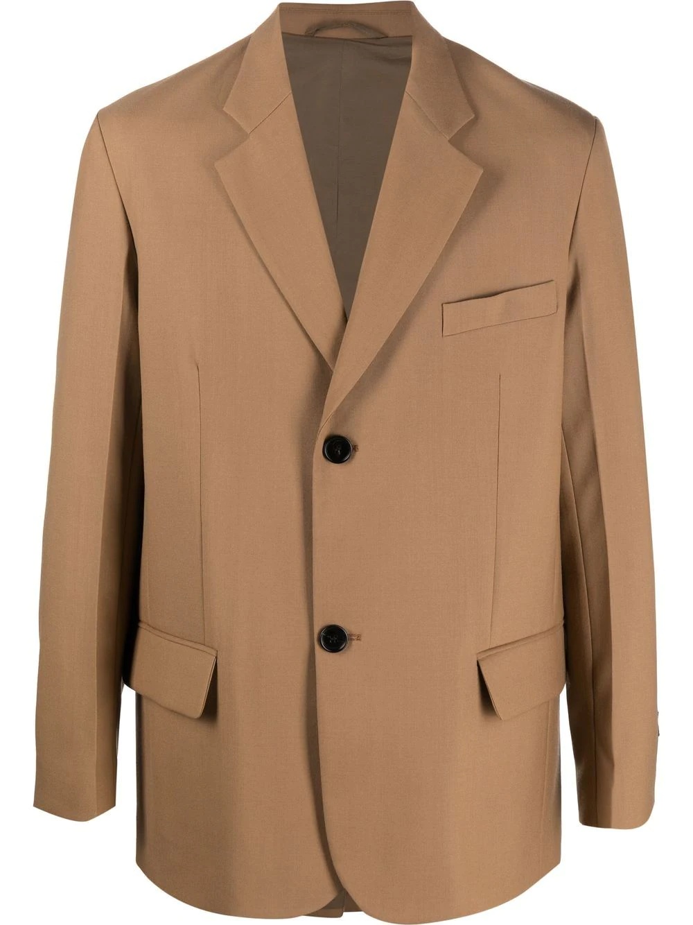 single-breasted tailored blazer - 1