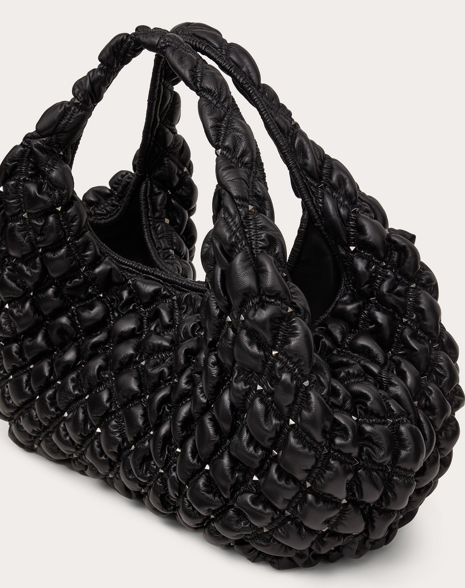 Medium Nappa SpikeMe Hobo Bag - 5