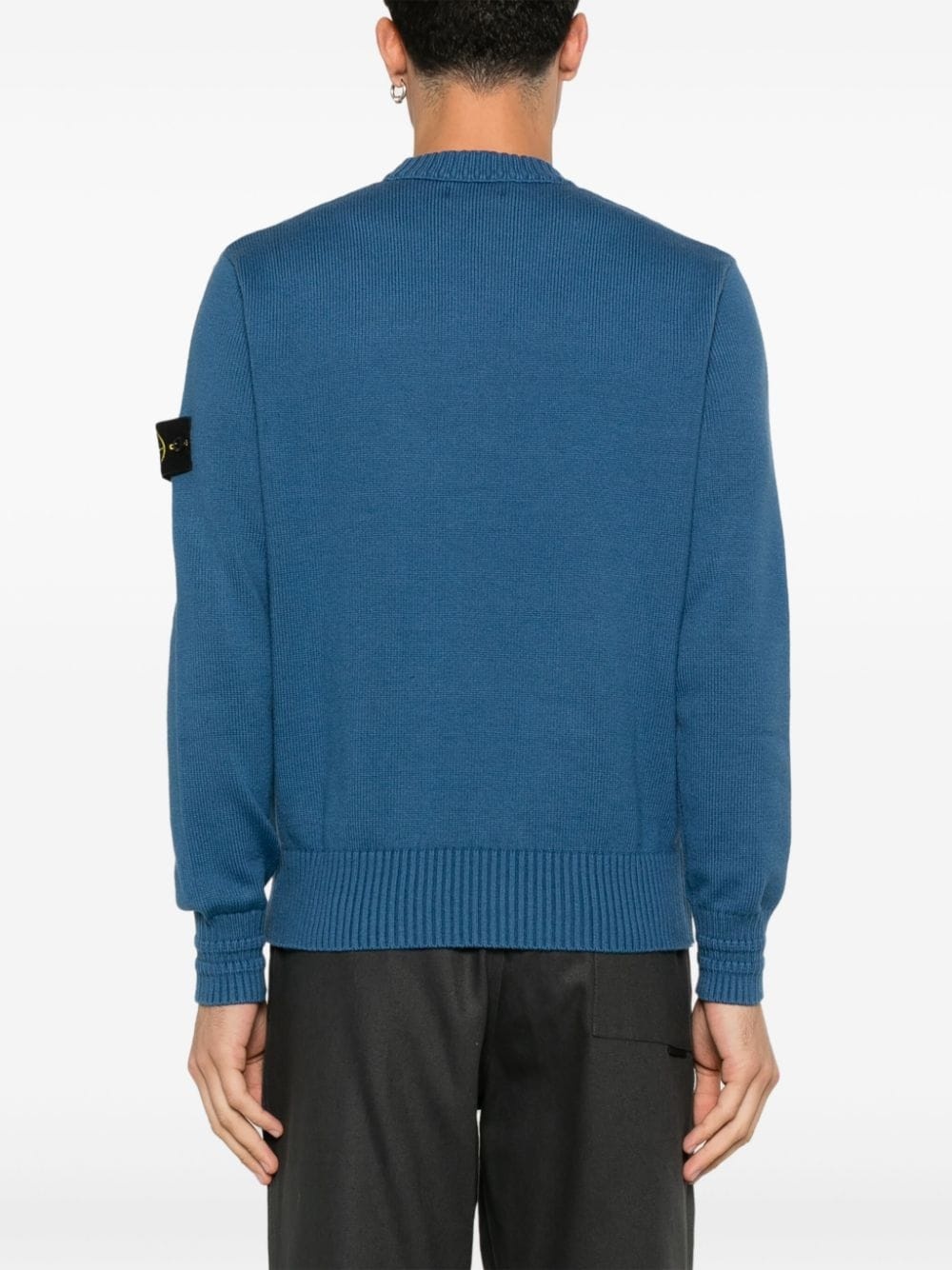 Compass-badge sweater - 4