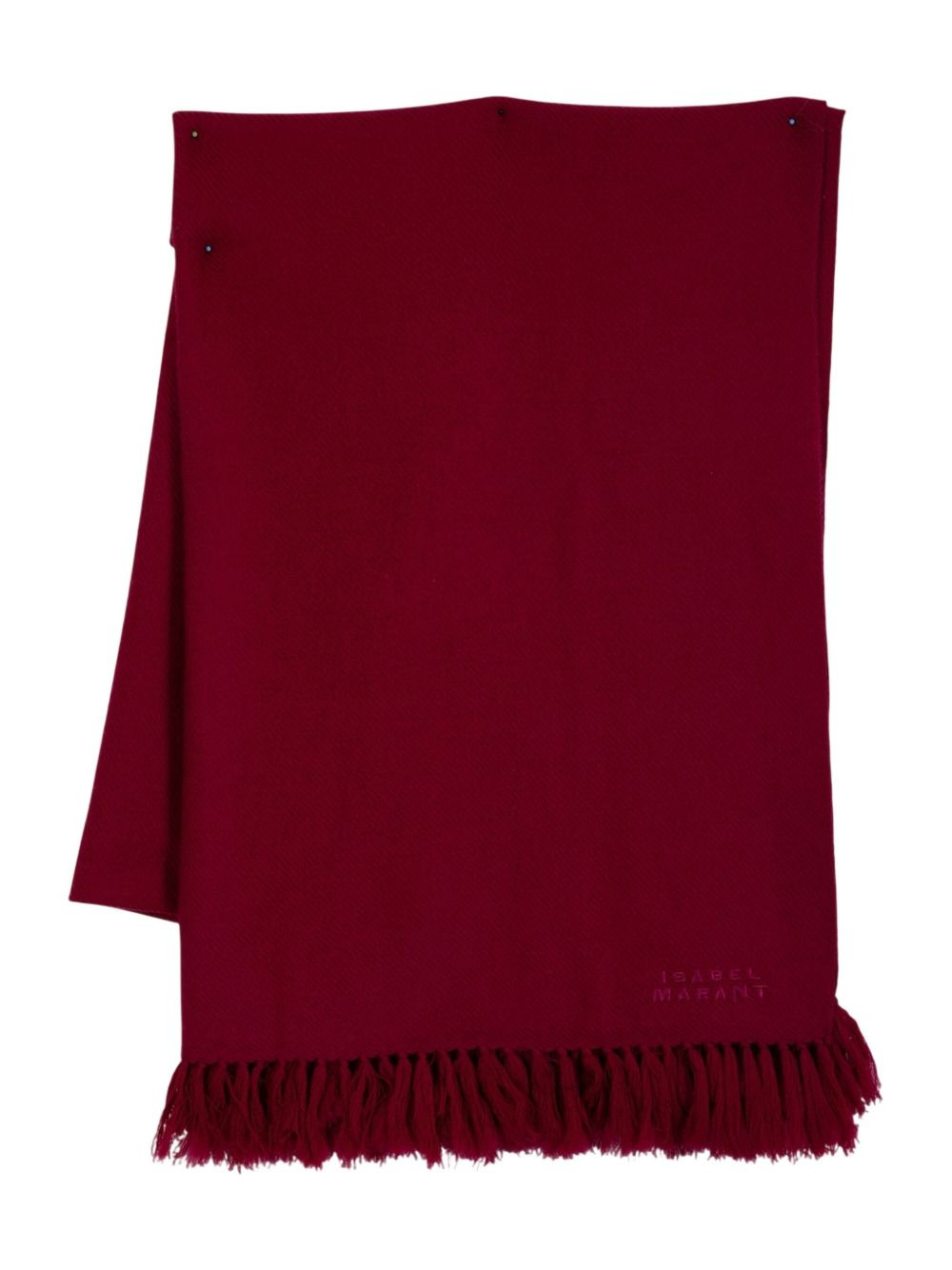 fringed-trim scarf - 2
