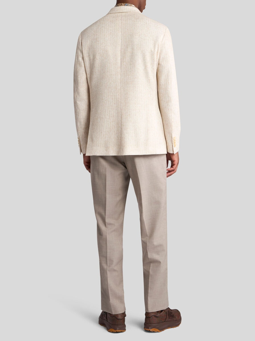 MICRO-PATTERNED JERSEY BLAZER - 4