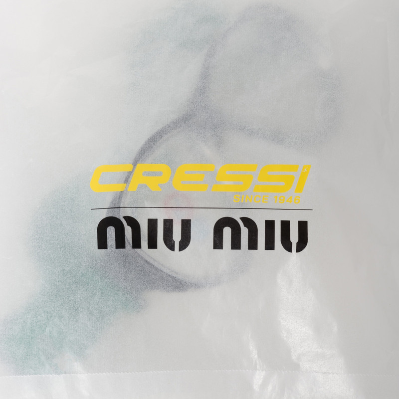 Cressi X Miu Miu  mask with snorkel set 3