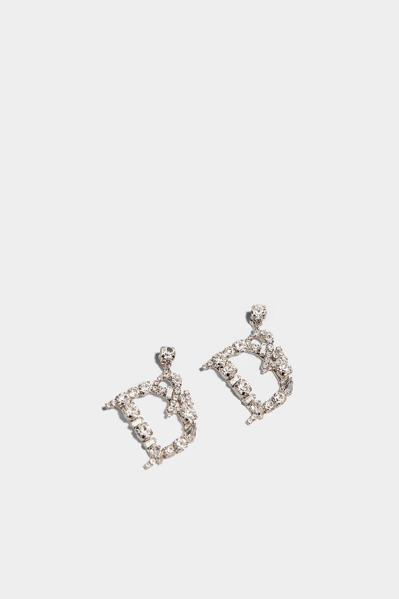 D2 CRYSTAL STATEMENT EARRINGS - 1