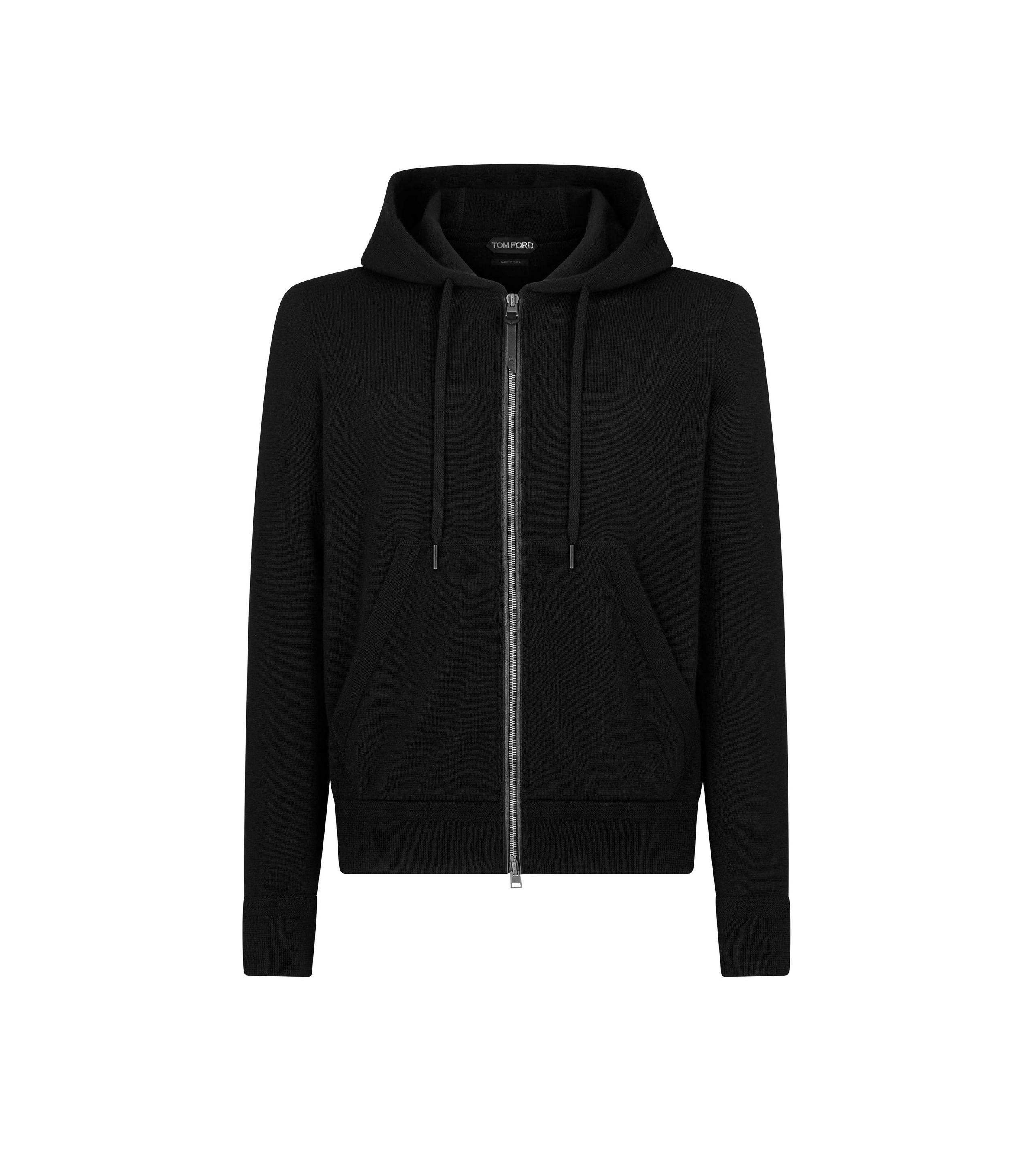 CASHMERE SILK LIGHTWEIGHT HOODIE - 1
