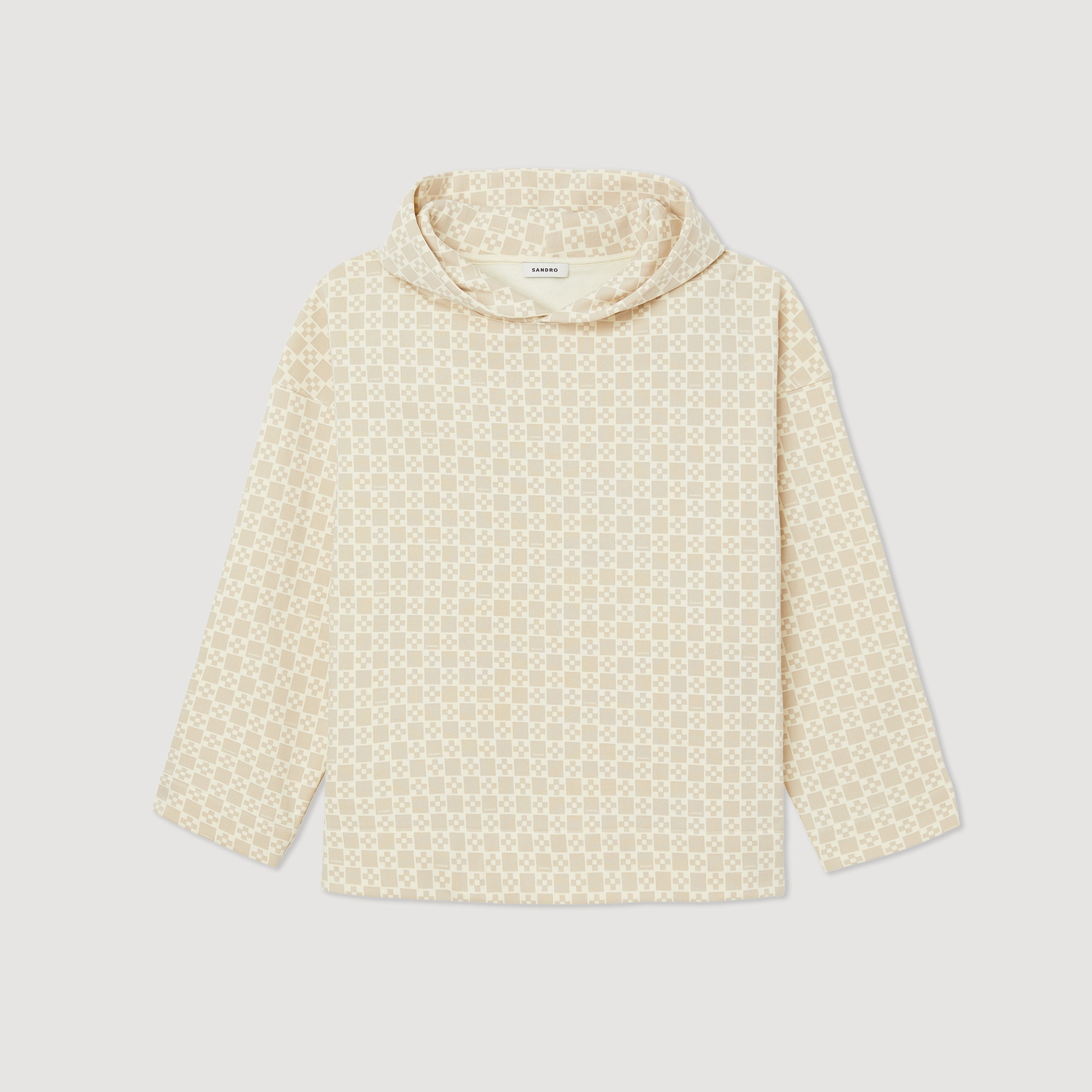 Square cross hoodie - 1