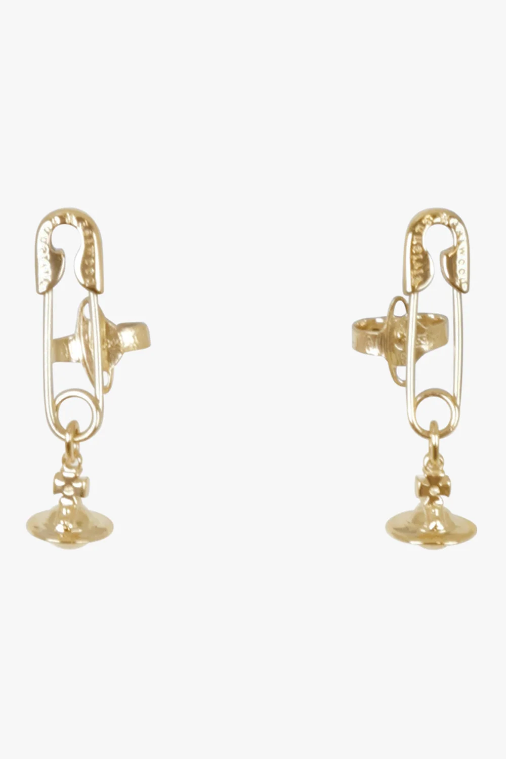 SAFETY PIN EARRINGS | GOLD - 1