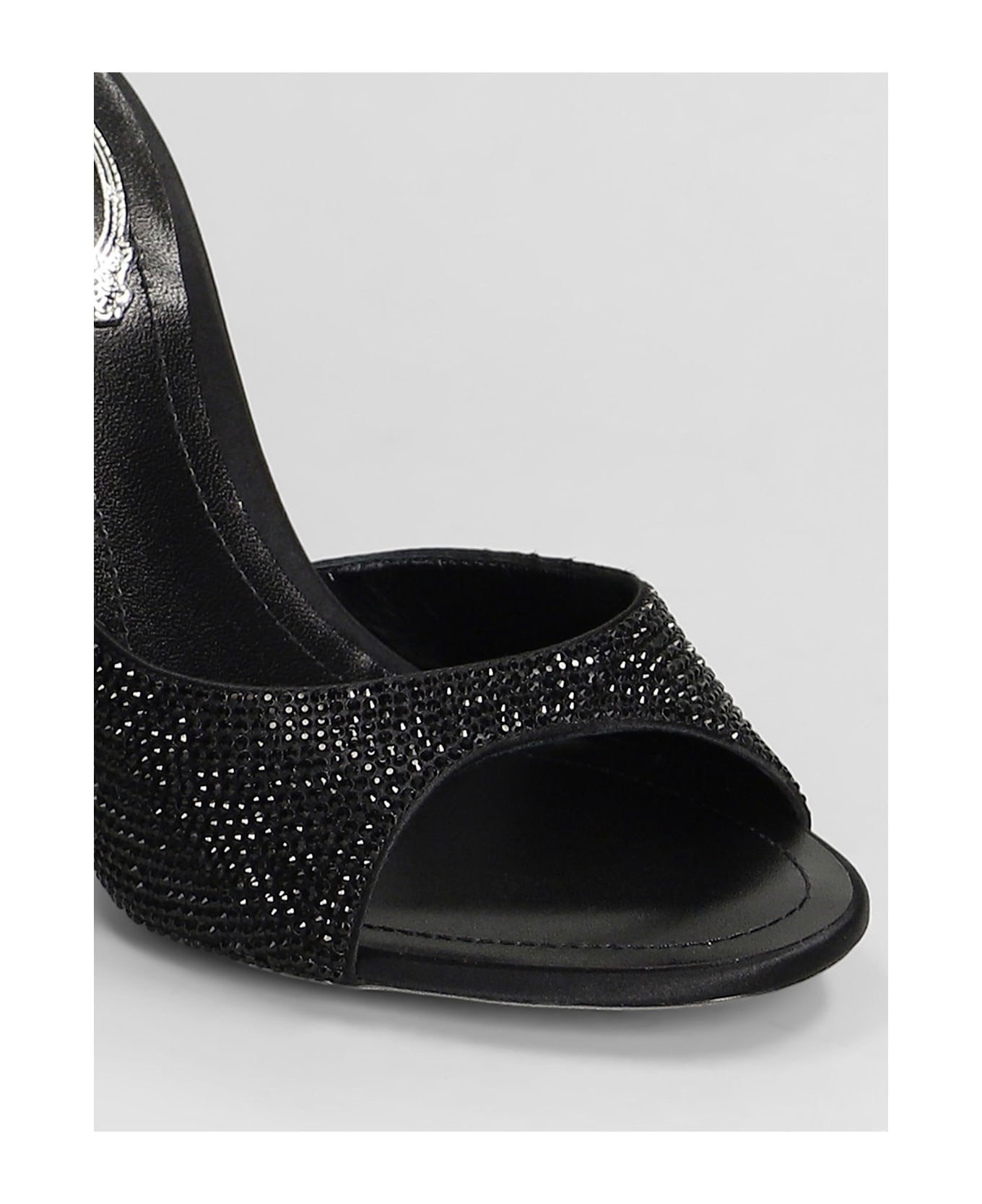 Audrey Sandals In Black Leather - 5