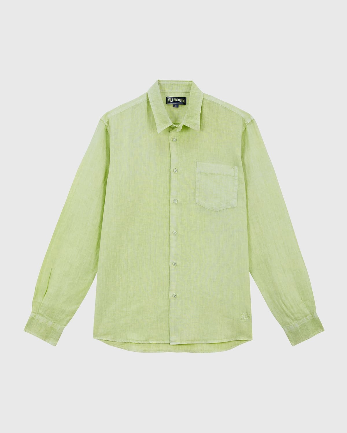 Men's Mineral-Dyed Linen Shirt - 1