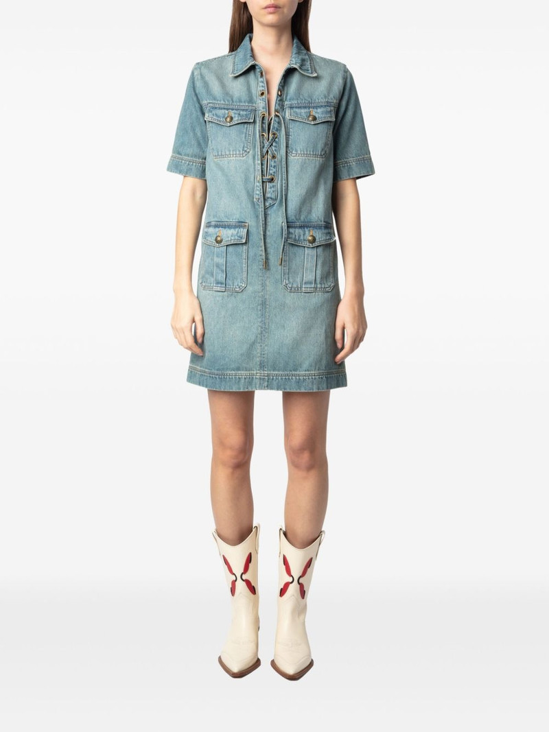 Zadig & Voltaire denim mini dress outlook