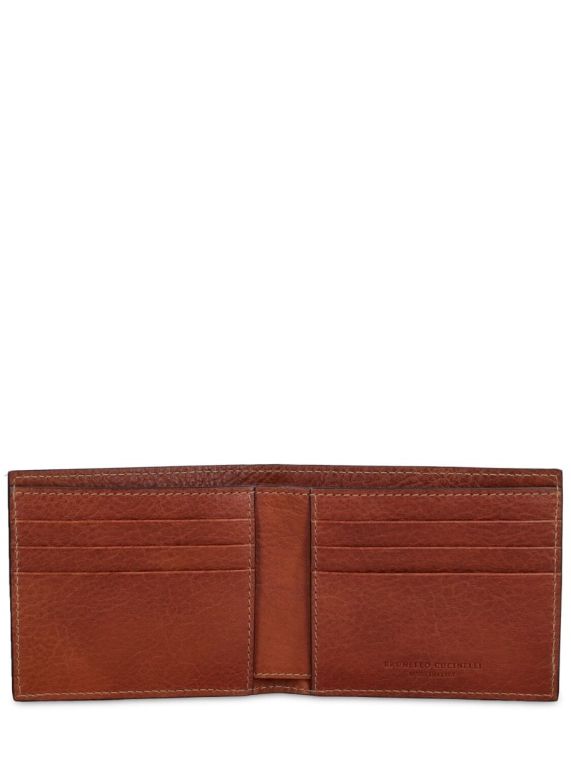 Leather logo wallet - 3