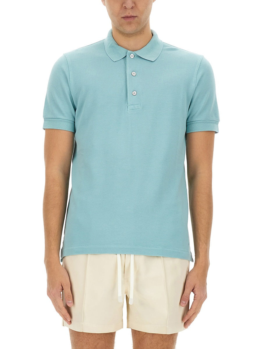 Tom Ford Men Piquet Polo - 3