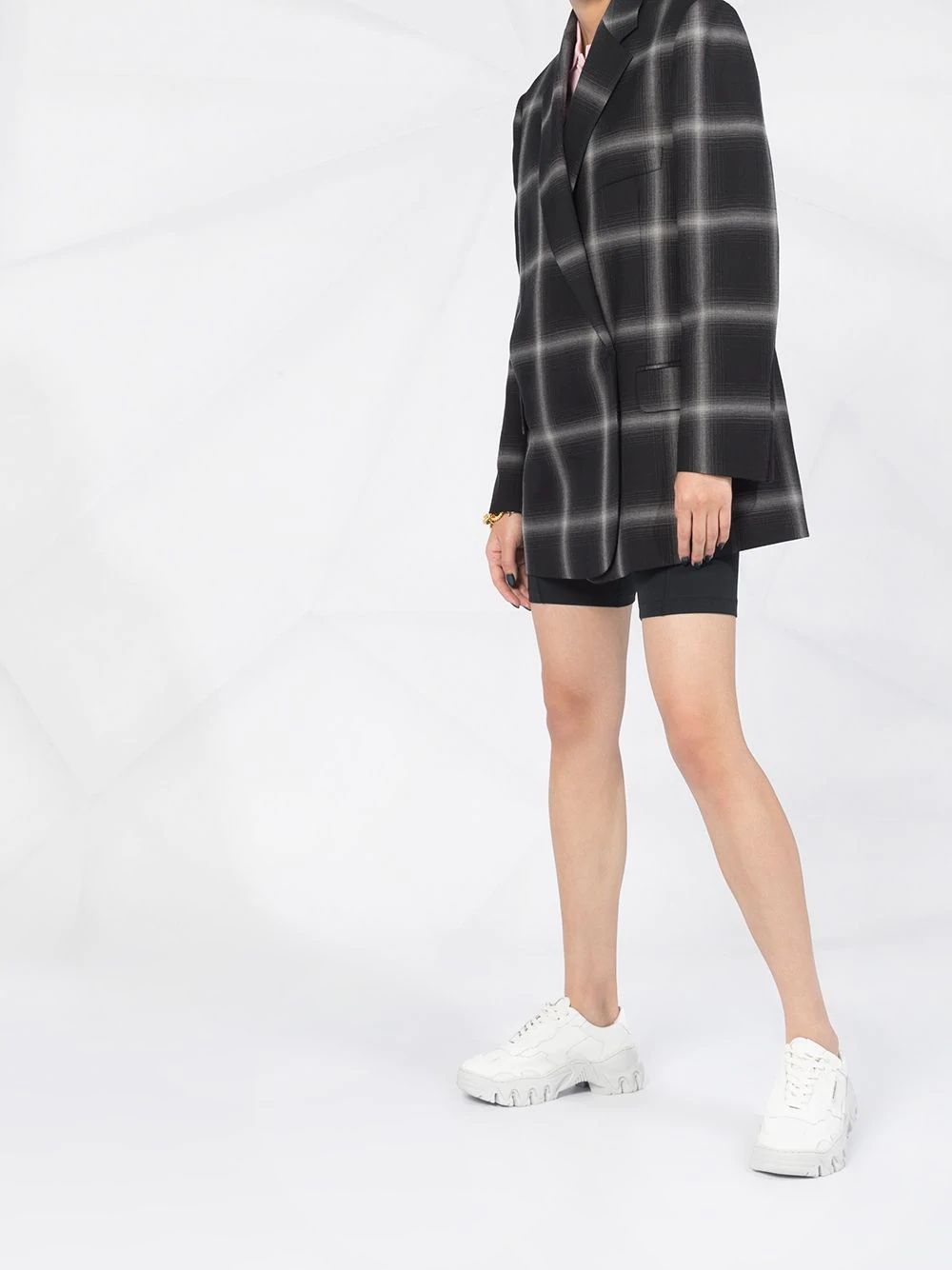 Rylee oversized check jacket - 4