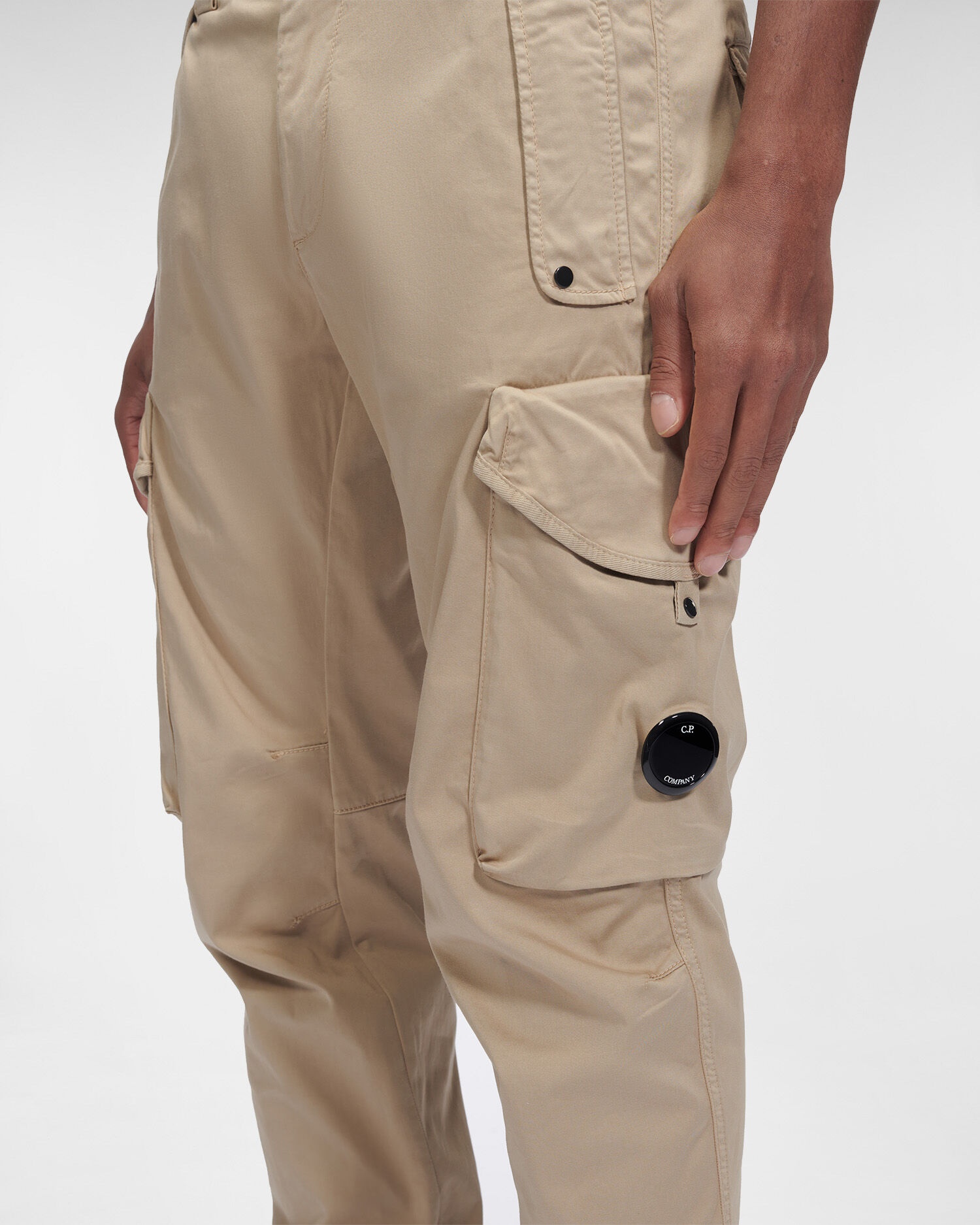 Stretch Sateen Ergonomic Fit Cargo Pants - 4