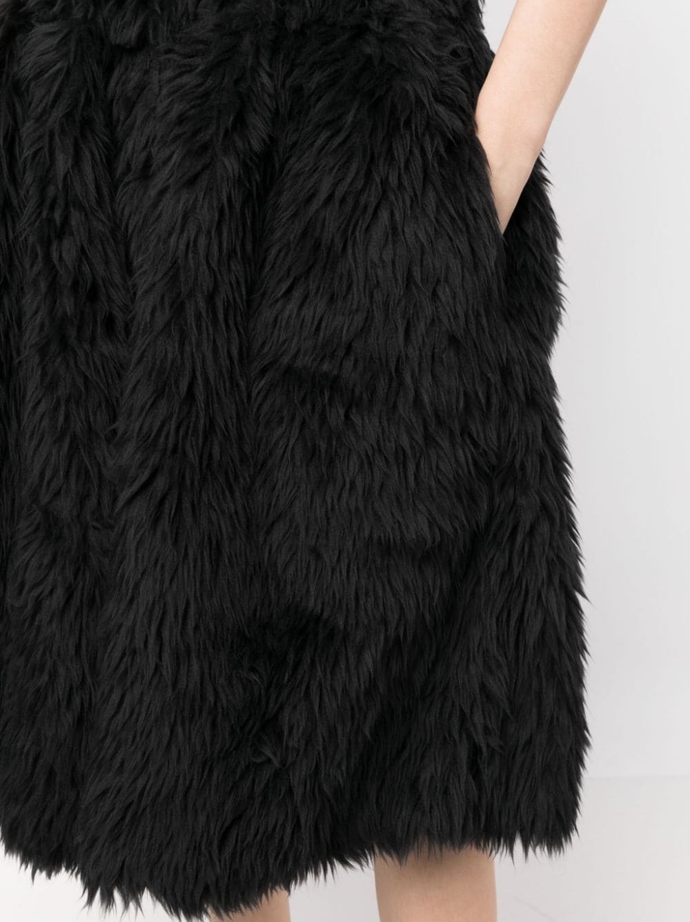 wide-leg knee-length shorts - 5