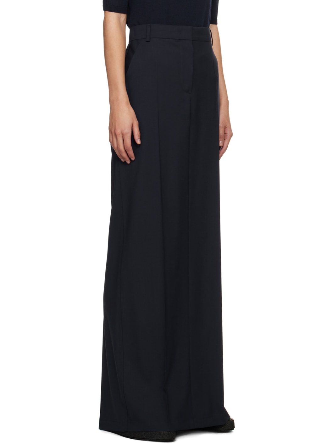 Navy Circeo Maxi Skirt - 3