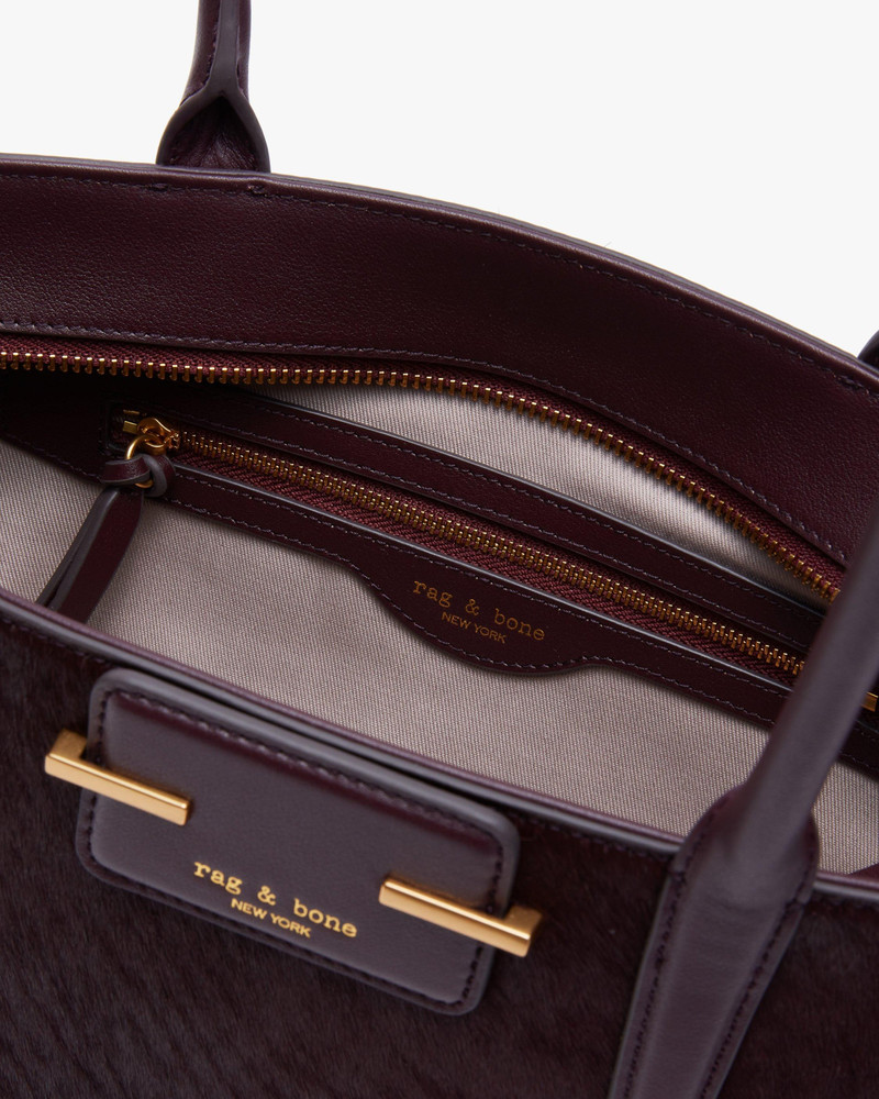 Realm Calf Hair Satchel Leopard Calf Hair 5