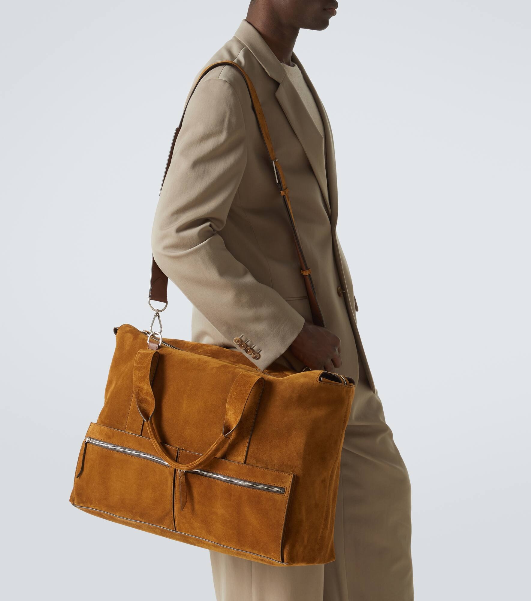Racer 53 suede tote bag - 3
