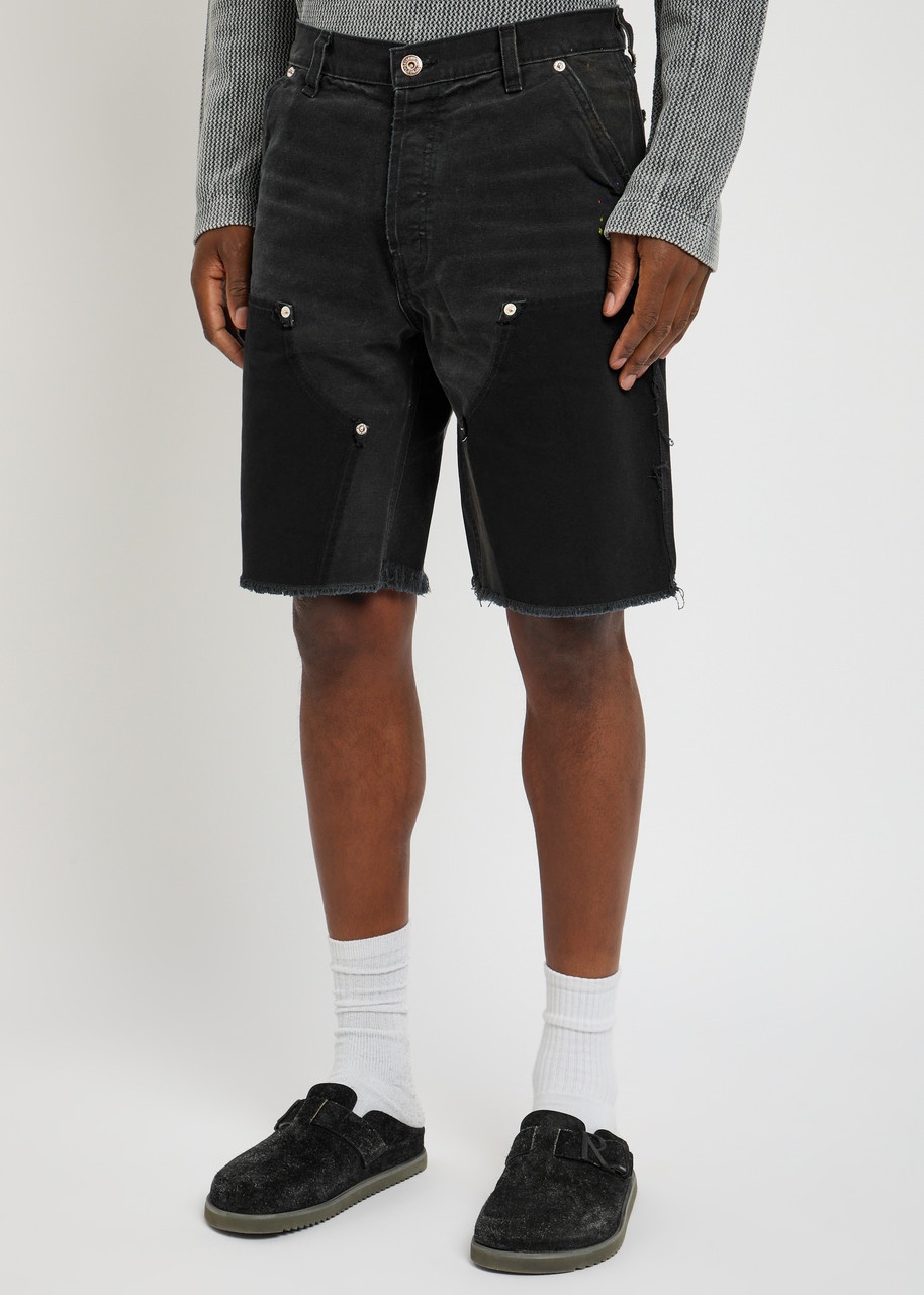 Gallery Dept. Carpenter Cut Off Canvas Shorts - 2