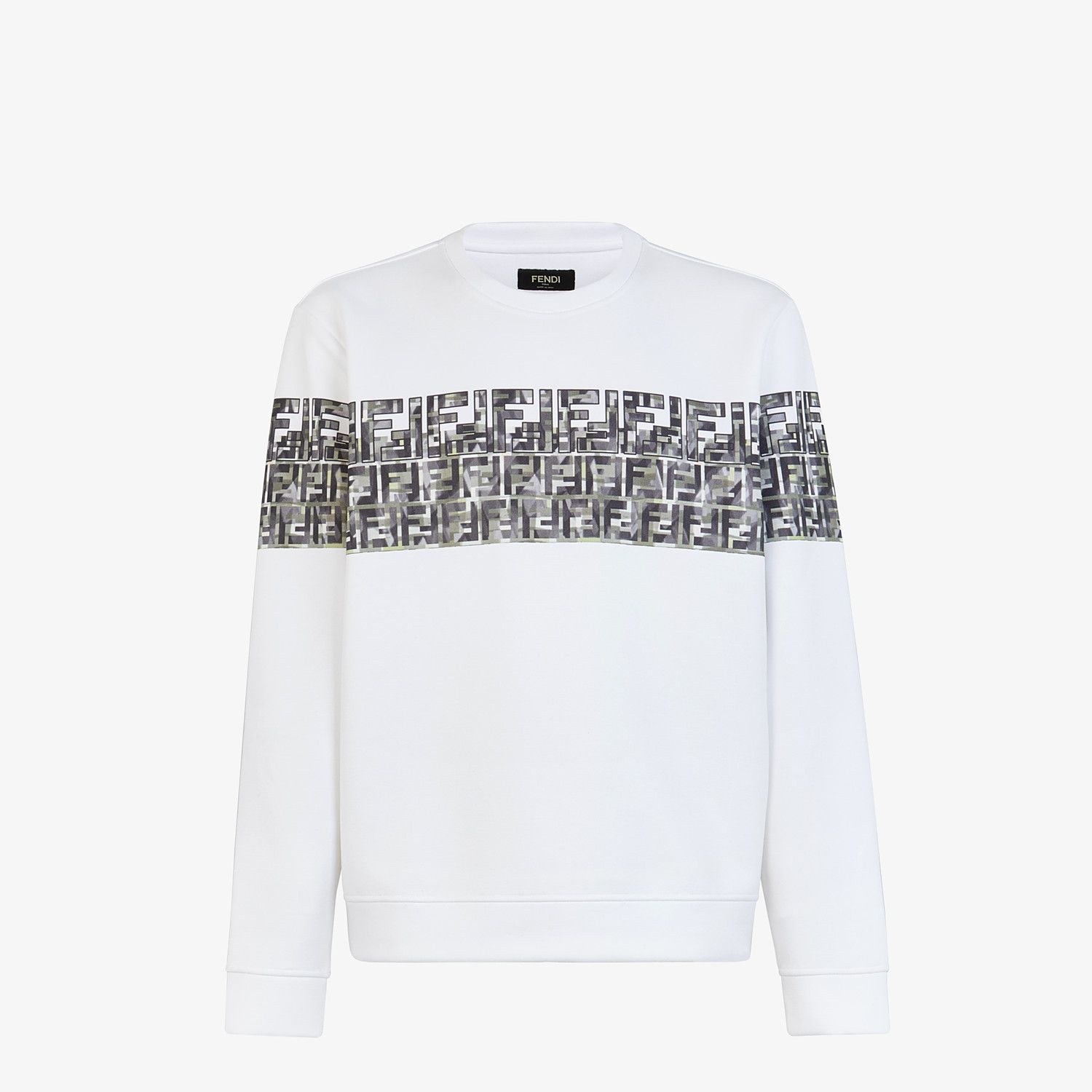 White cotton sweatshirt - 1