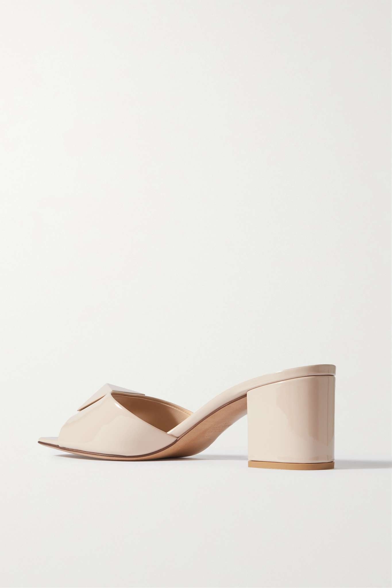 One Stud 60 patent-leather mules - 3