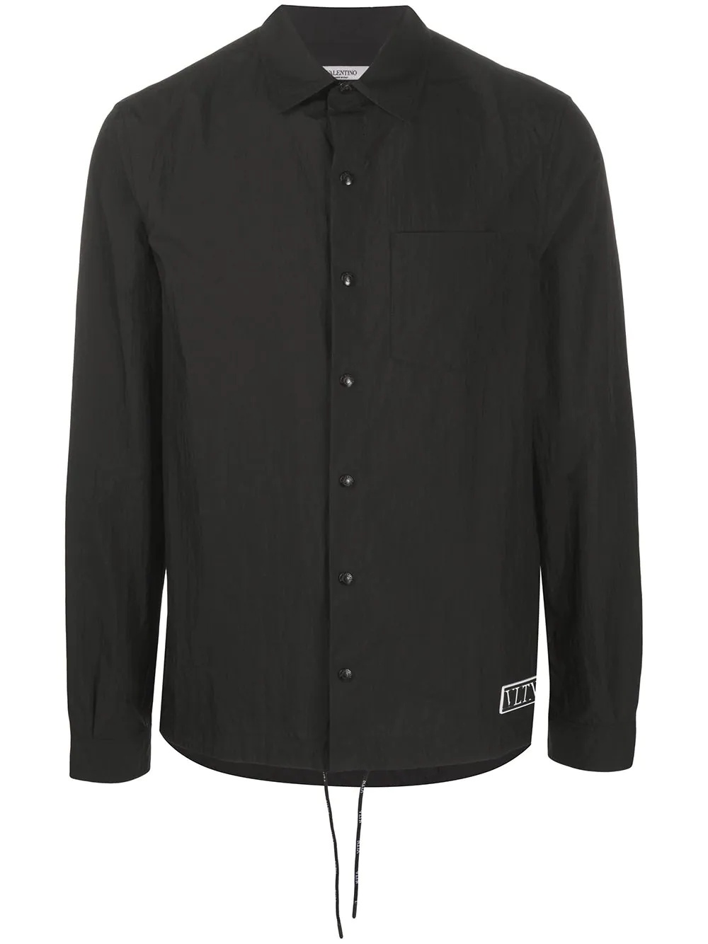 VLTN tag long-sleeve shirt - 1