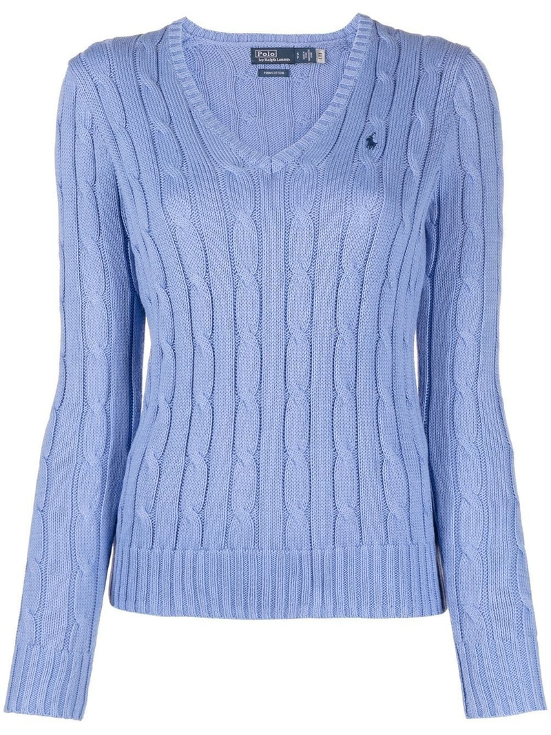 Polo Pony cable-knit jumper 1