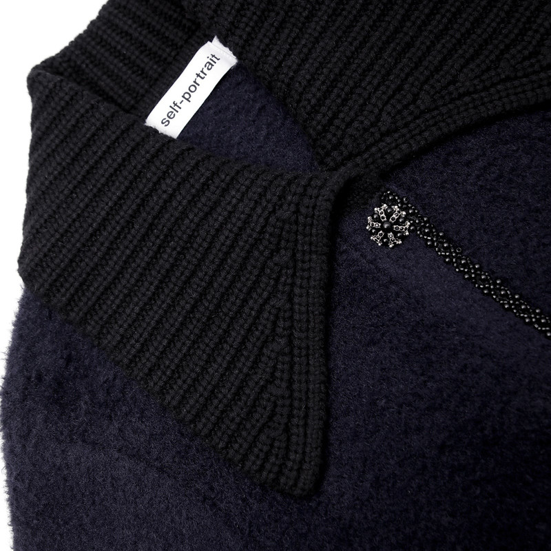 Navy Soft Knit Longline Cardigan 5