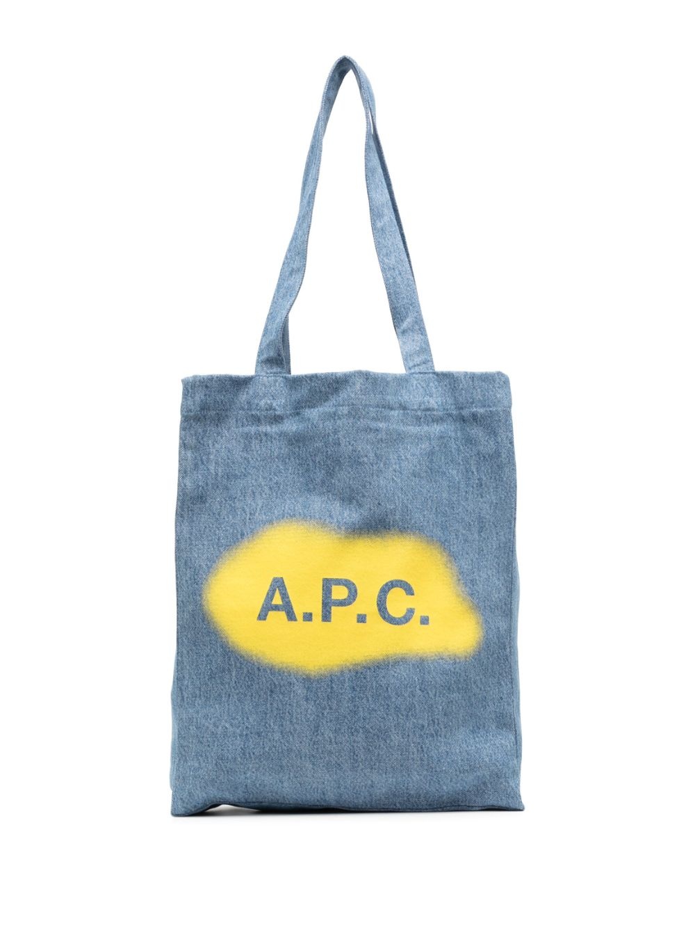 Lou denim tote bag - 1