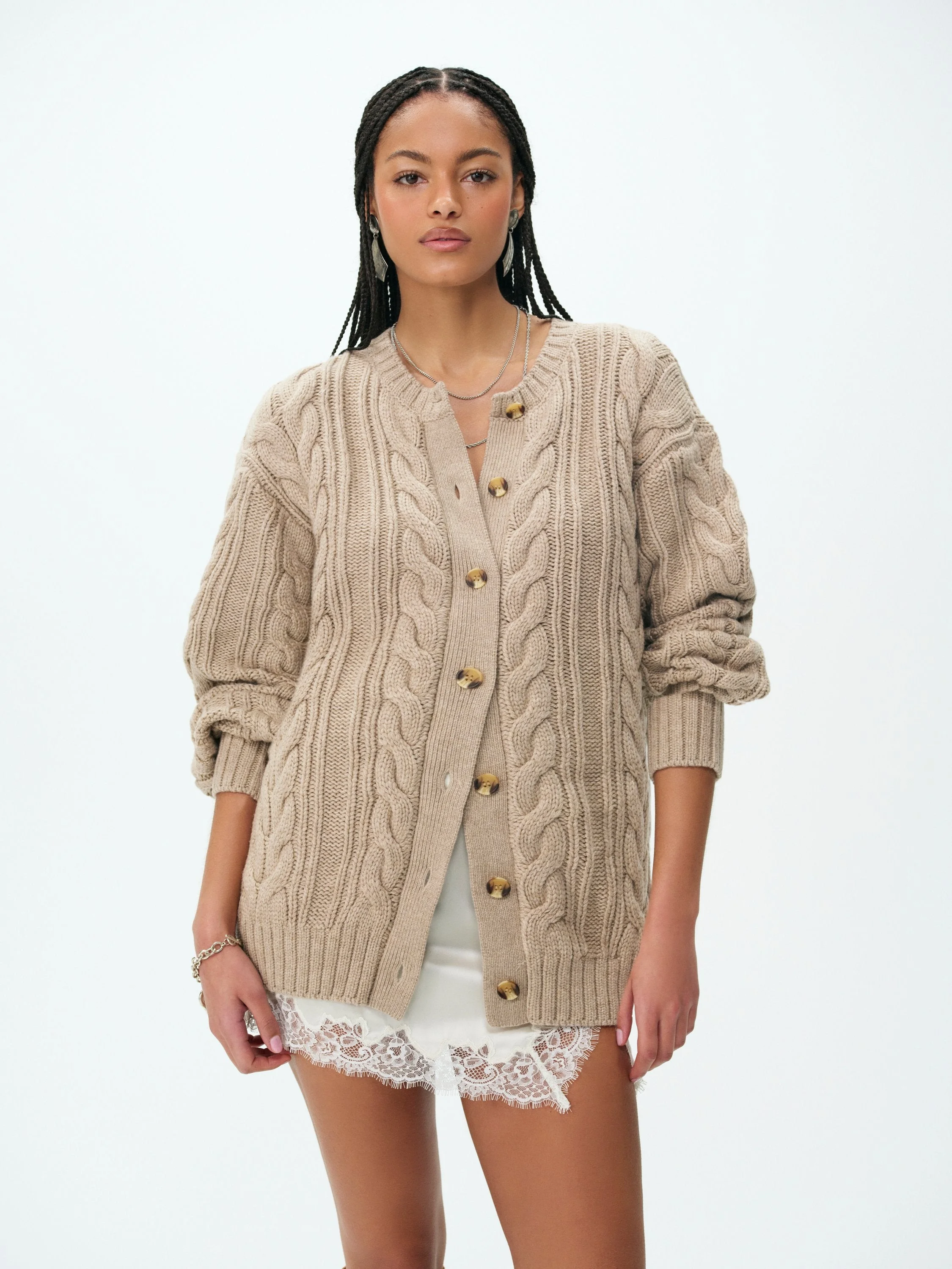 Nathalie Oversized Cardigan - 1