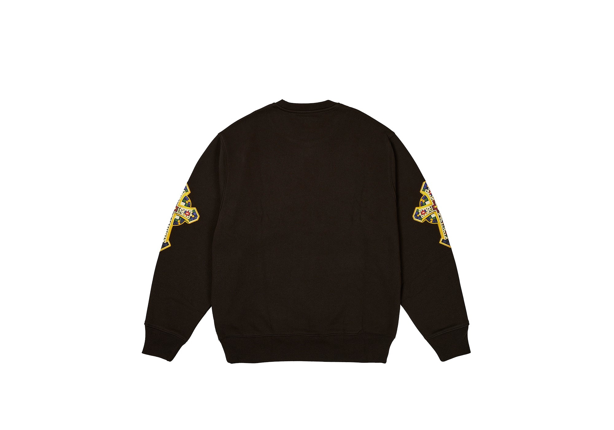 PALACE Palace Saints Crewneck Sweatshirt 'Black' P26CS009