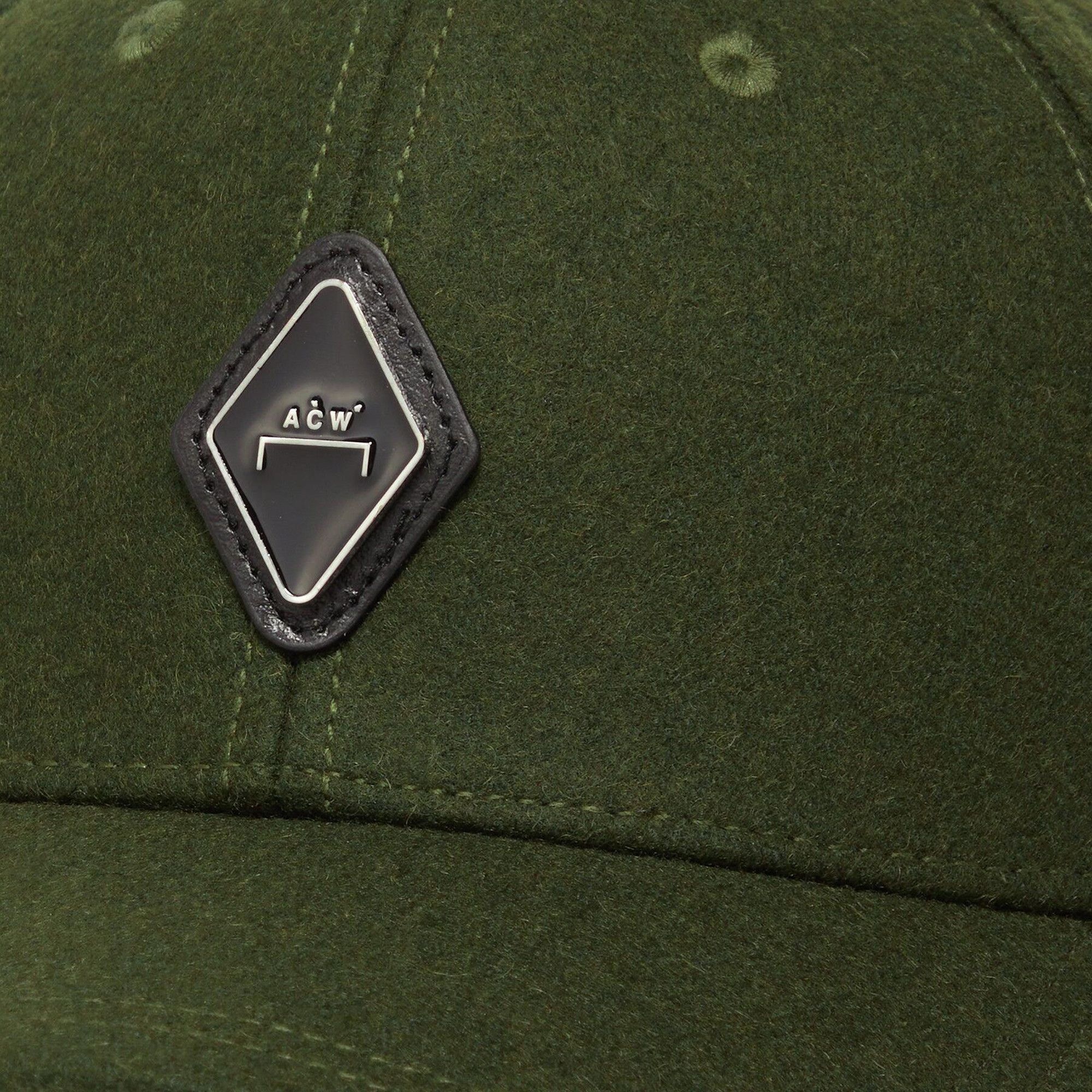 A-Cold-Wall* Diamond Wool Cap 'Pine Green' - 3