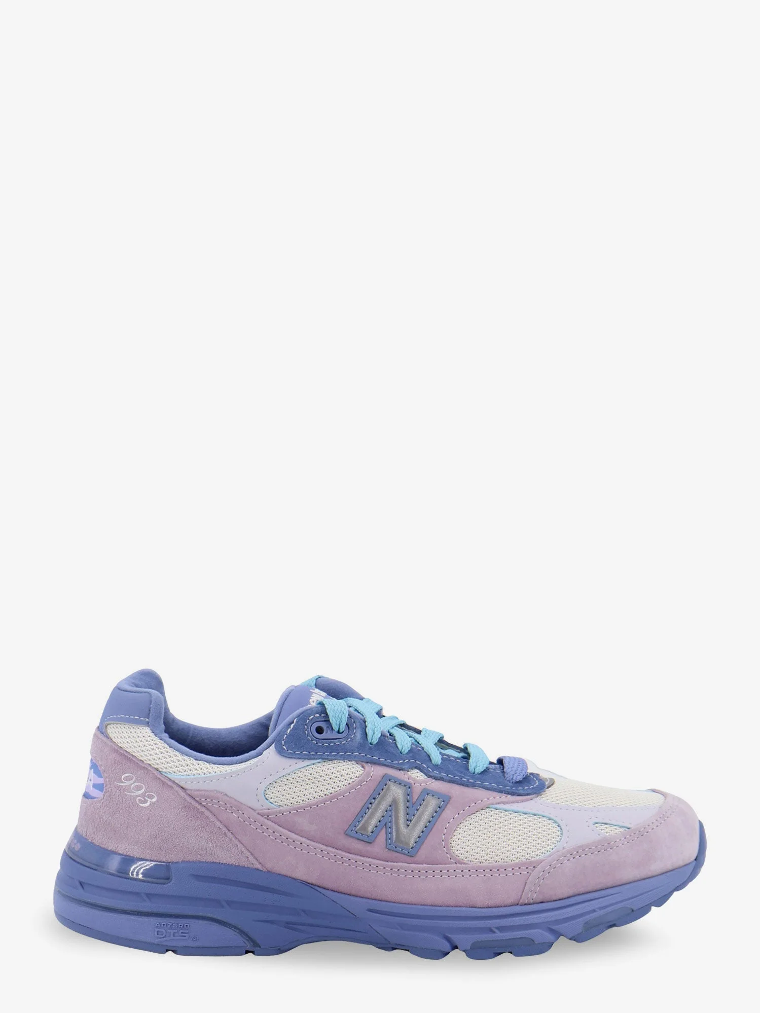 New Balance U9935 Mesh And Suede Sneakers Purple - 1