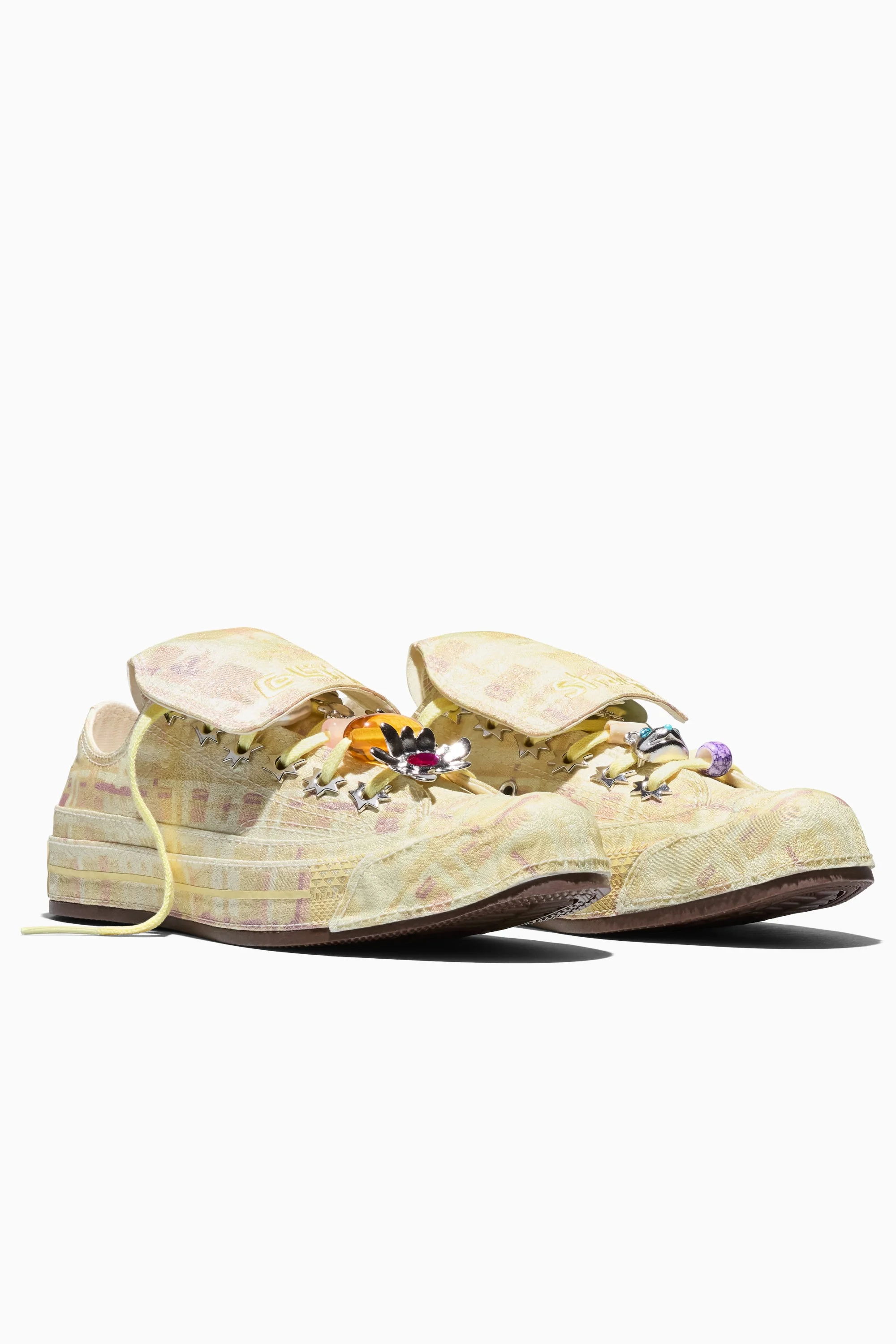 COLLINA STRADA x CONVERSE CHUCK 70 OX IN MELLOW YELLOW/LEMON MERINGUE - 1