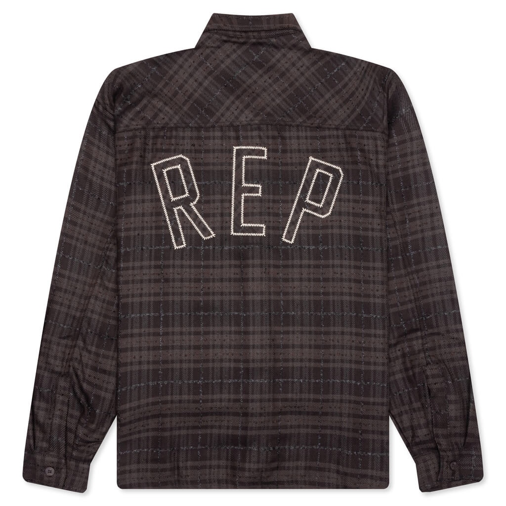 REP FLANNEL SHIRT - COFFEE - 2