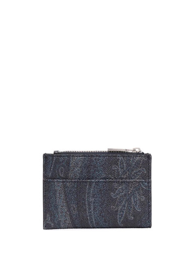 Etro paisley-print leather cardholder outlook